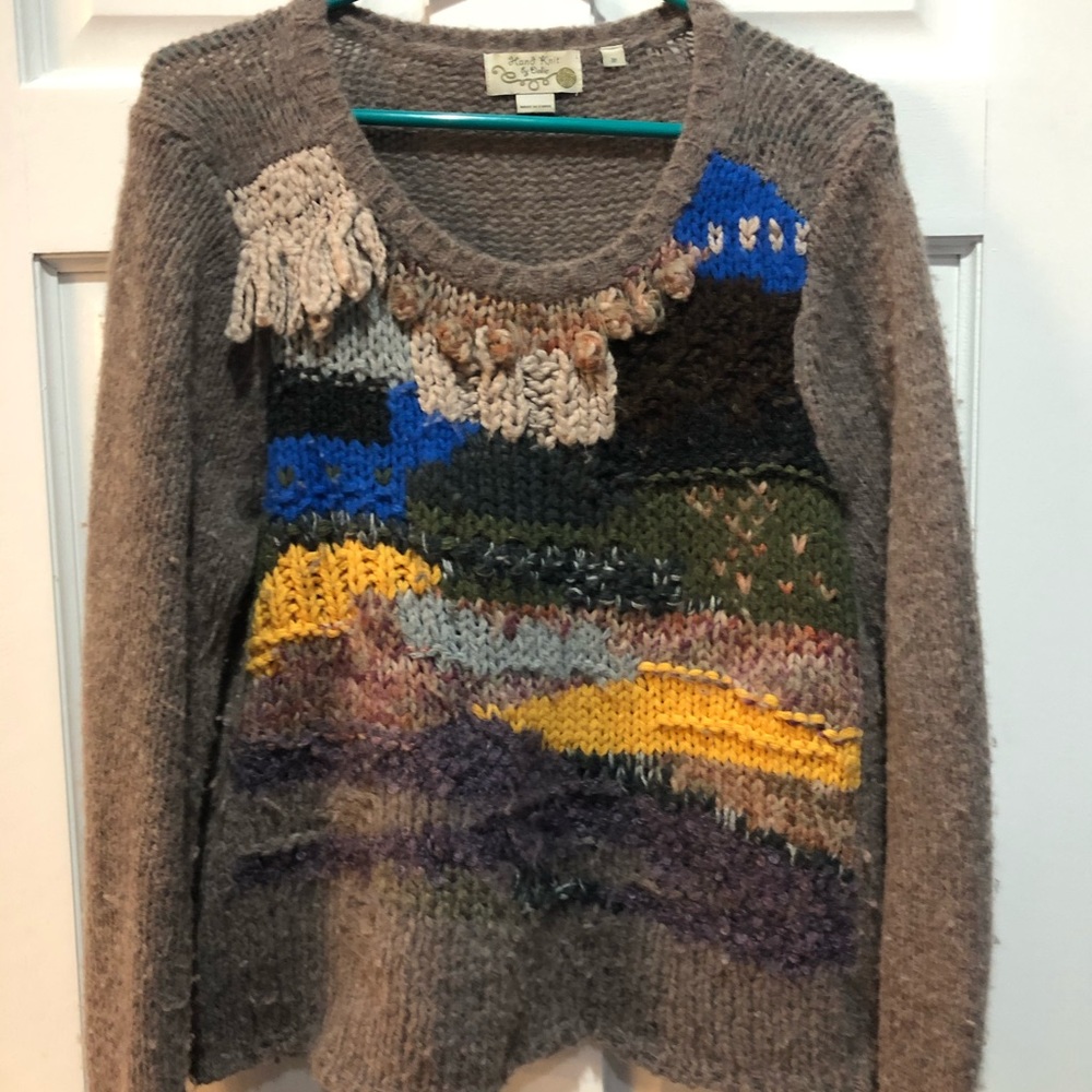 Anthropologie hand knit sweater